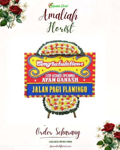 Bunga Papan Congratulation di Pajarakan